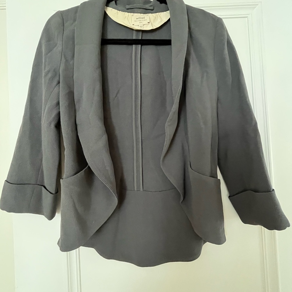 Wilfred Charcoal Blazer